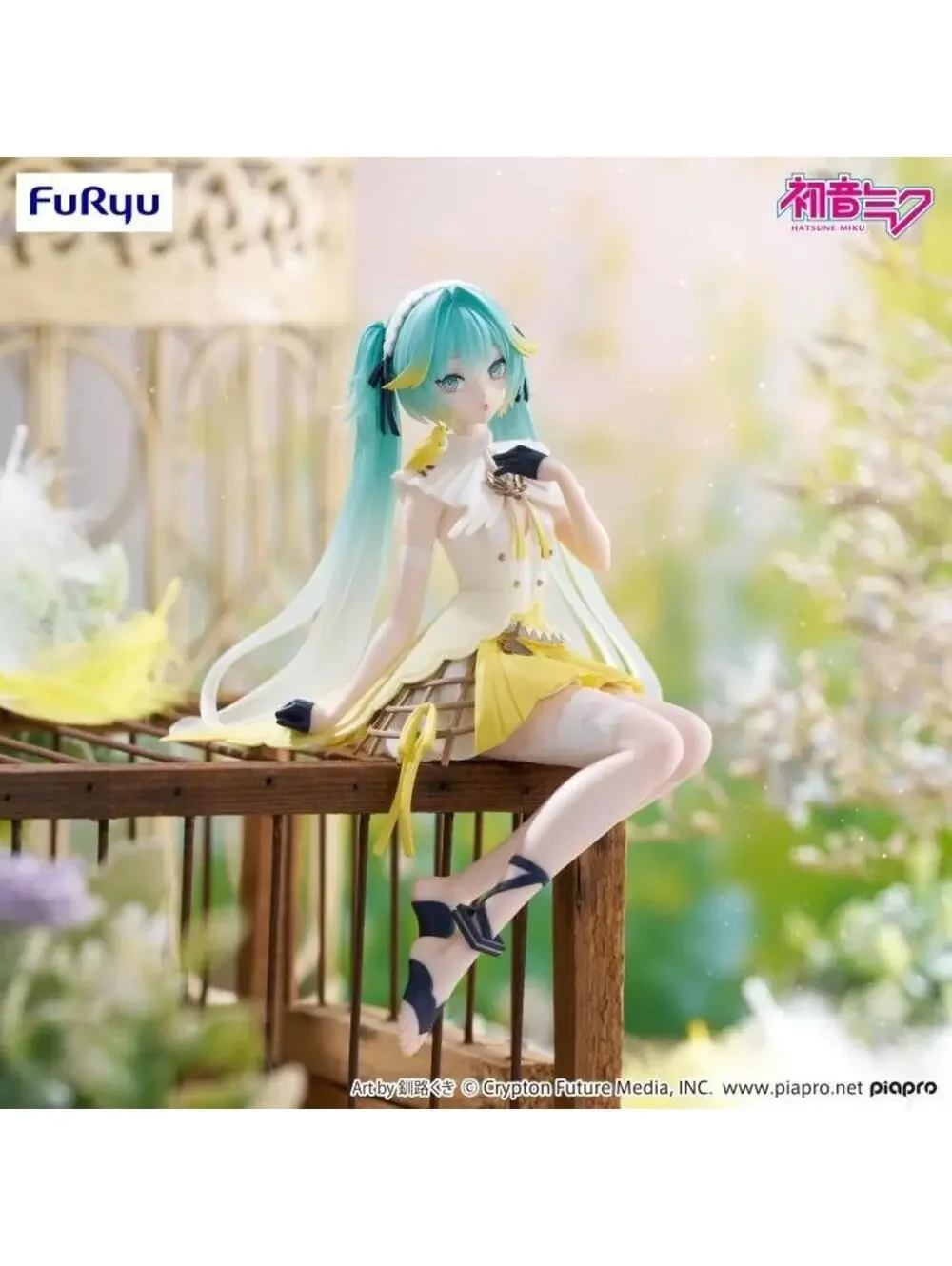 FuRyu Hatsune Miku Figure Yellow Excelsior Contact Vocaloid Bird